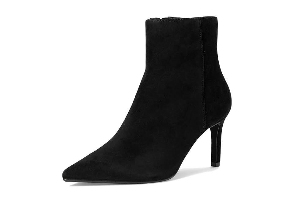 Dune Obsessively Suede Women's Black Heeled Ankle Boots - image 5