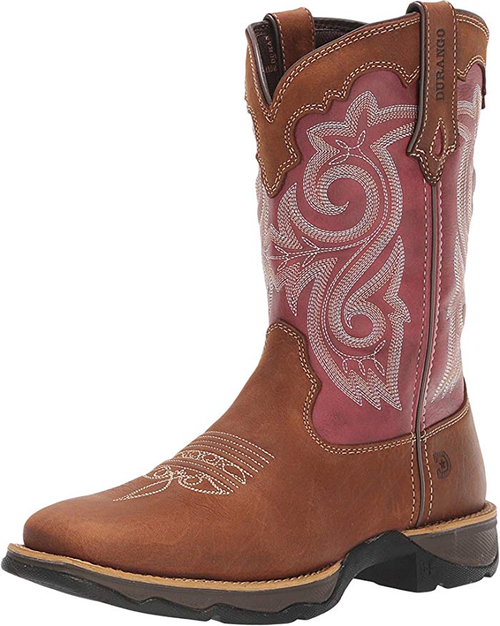 Durango Lady Rebel Leather Women's Briar Brown/Rusty Red Boots - image 4