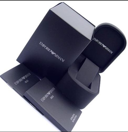 Emporio Armani AR0144 Black Dial Classic Ladies Watch - image 2