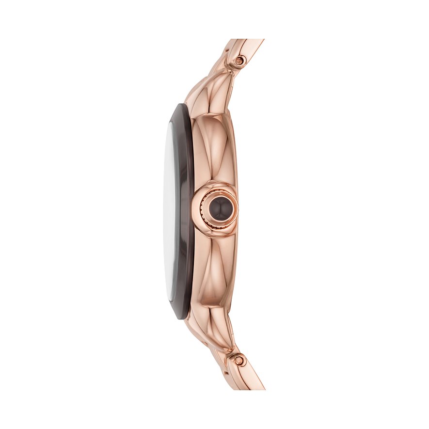 Emporio Armani Gianni T-Bar AR11570 Women's Watch – 32mm Brown Dial Rose Gold Steel Bracelet - image 3