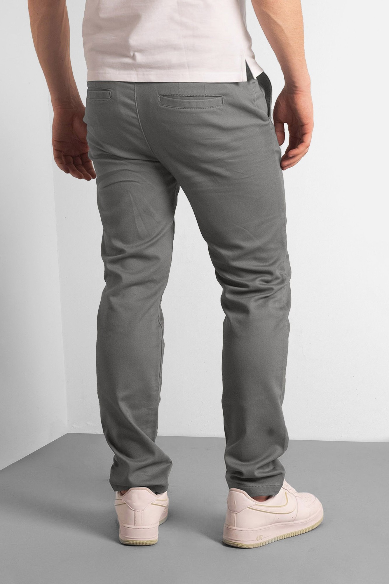Enorsia Mens Grey Regular Fit Chino Trouser - UK 30 - image 4