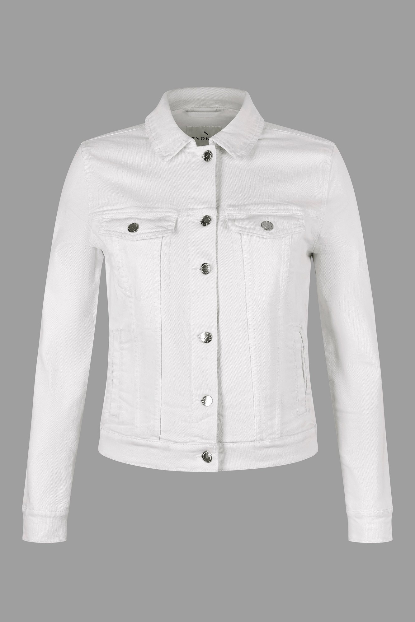 Enorsia Women's White Denim Trucker Jacket - UK 14 - image 2