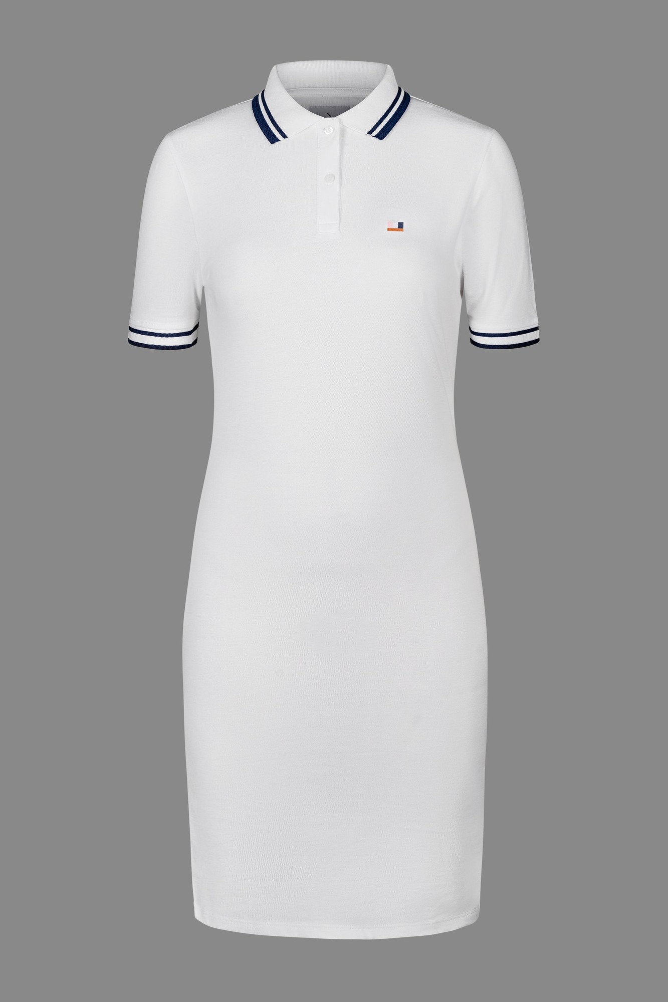 Enorsia Womens White Longline Polo - UK 18 - image 2