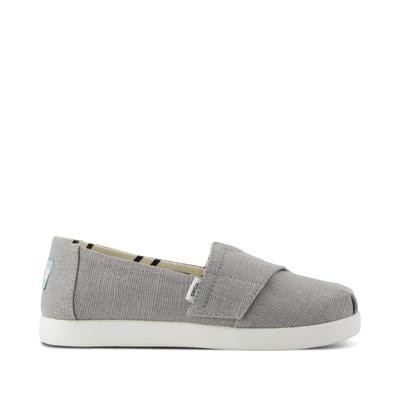TOMS Alpargata Classic Kids Shoe Drizzle Grey Heritage Canvas