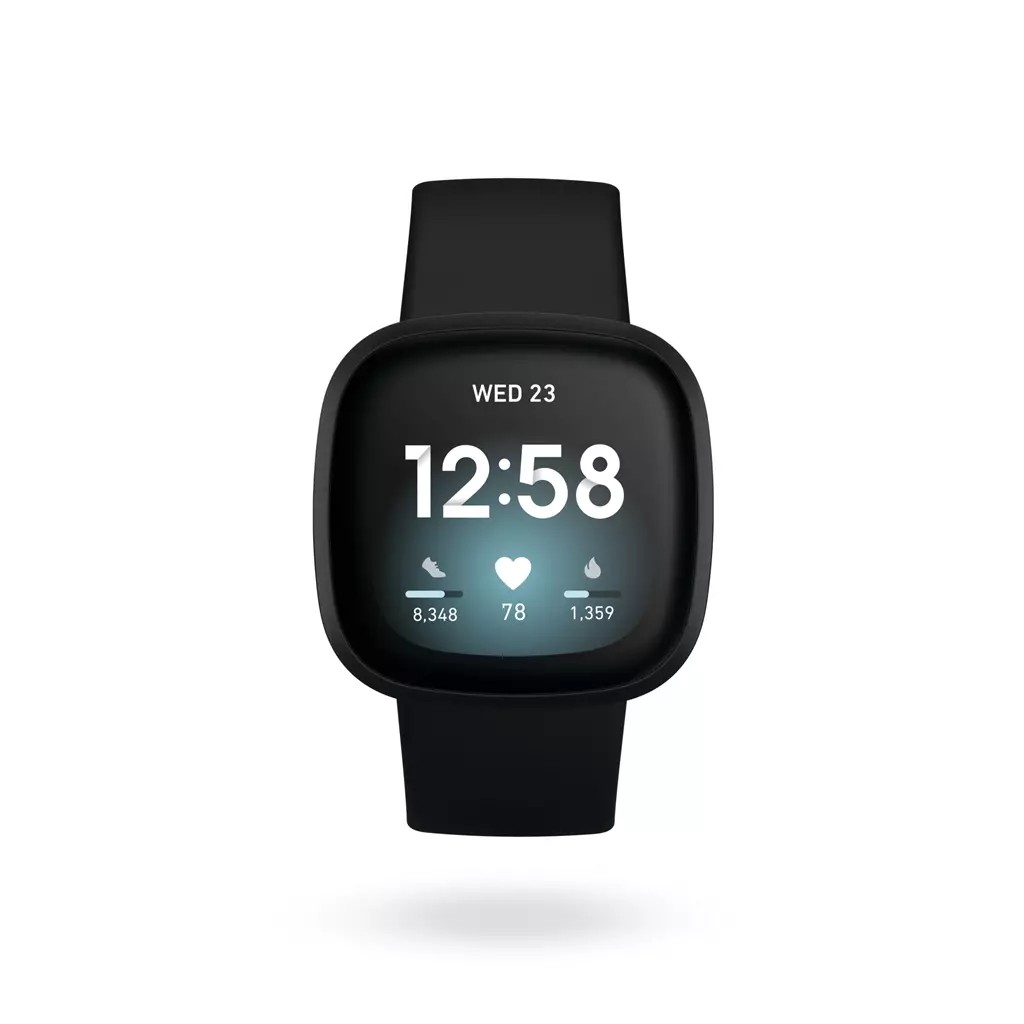 Fitbit Versa 3 AMOLED 40 mm Digital Touchscreen Black Wi-Fi GPS (satellite) - image 4
