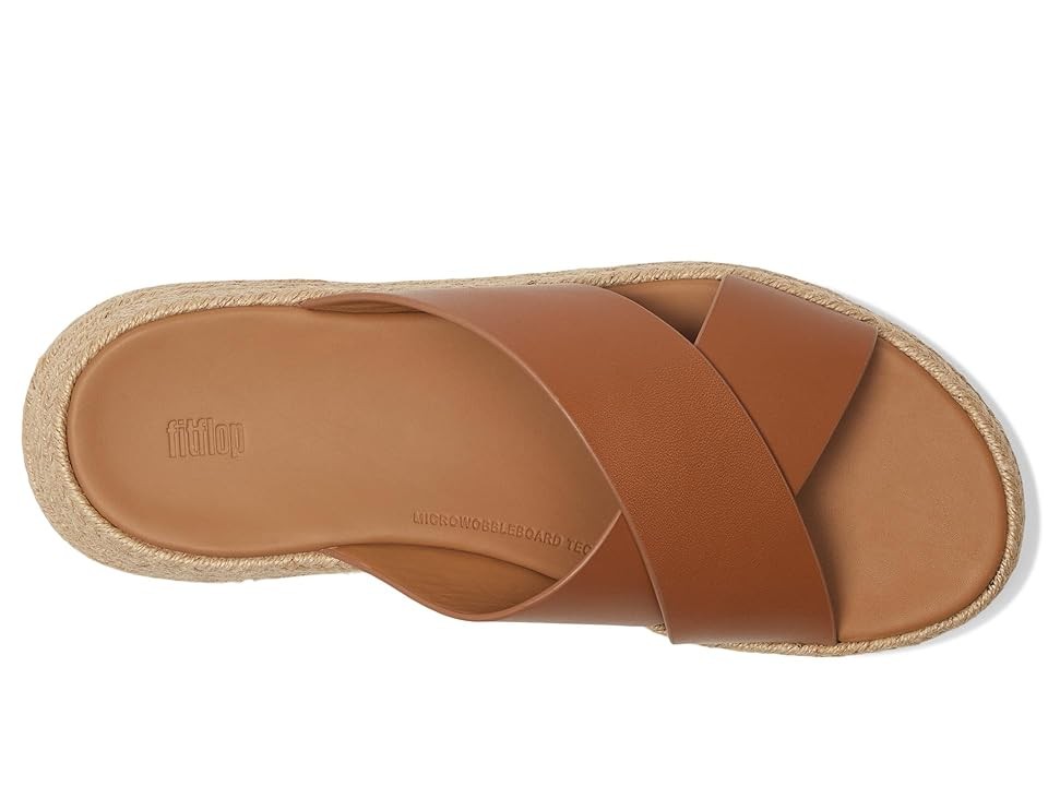 Fitflop F-Mode Cross Leather Women's Deep Tan Sandals - image 2