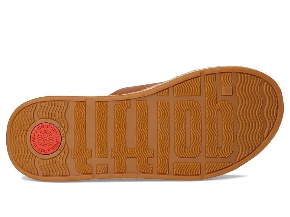 Fitflop F-Mode Cross Leather Women's Deep Tan Sandals - image 3