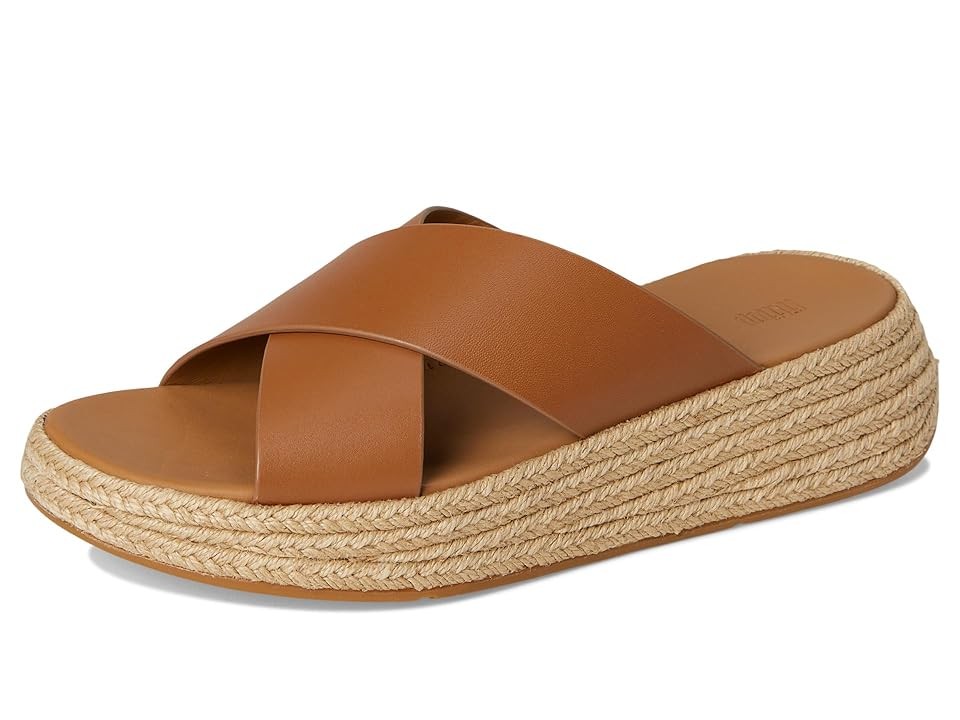 Fitflop F-Mode Cross Leather Women's Deep Tan Sandals - image 5