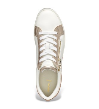 Geox D BLOMIEE Women's Optic White/Nude Trainers - image 5