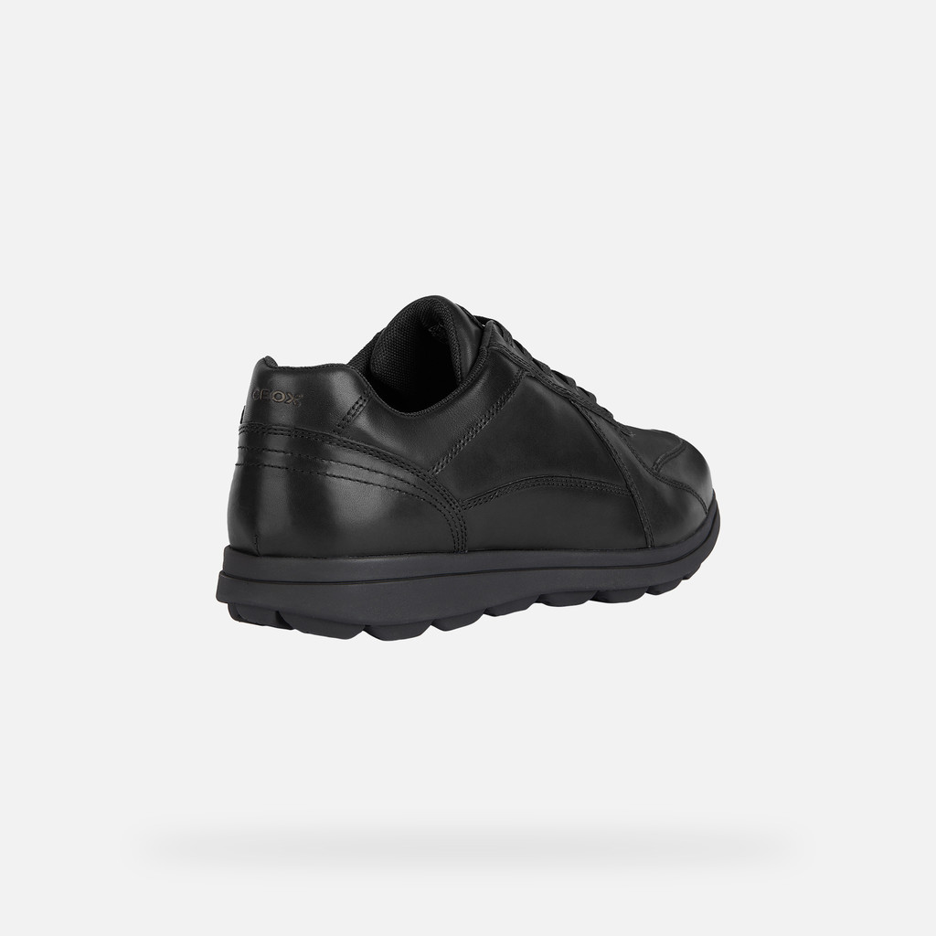 Geox U SPHERICA EC12 Leather Bovine Full Grain Men's Black Trainers - image 5