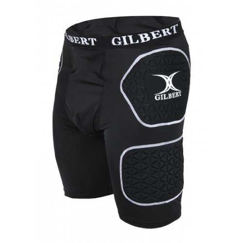 Gilbert Rugby Gilbert Protective Shorts - Junior - Size: Medium Junior - Black - image 2