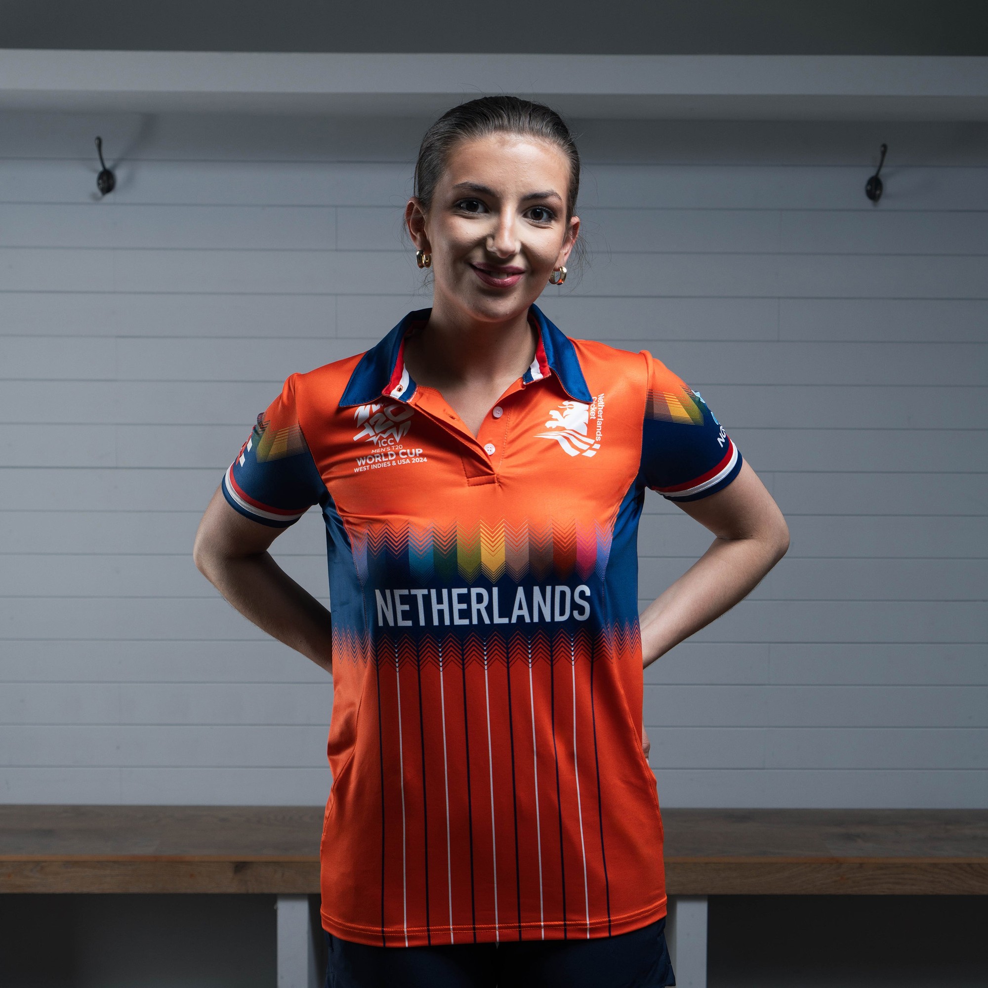 Gray-Nicolls Netherlands T20 World Cup 24 Shirt - Women's Short Sleeve - Size: 14 - image 2