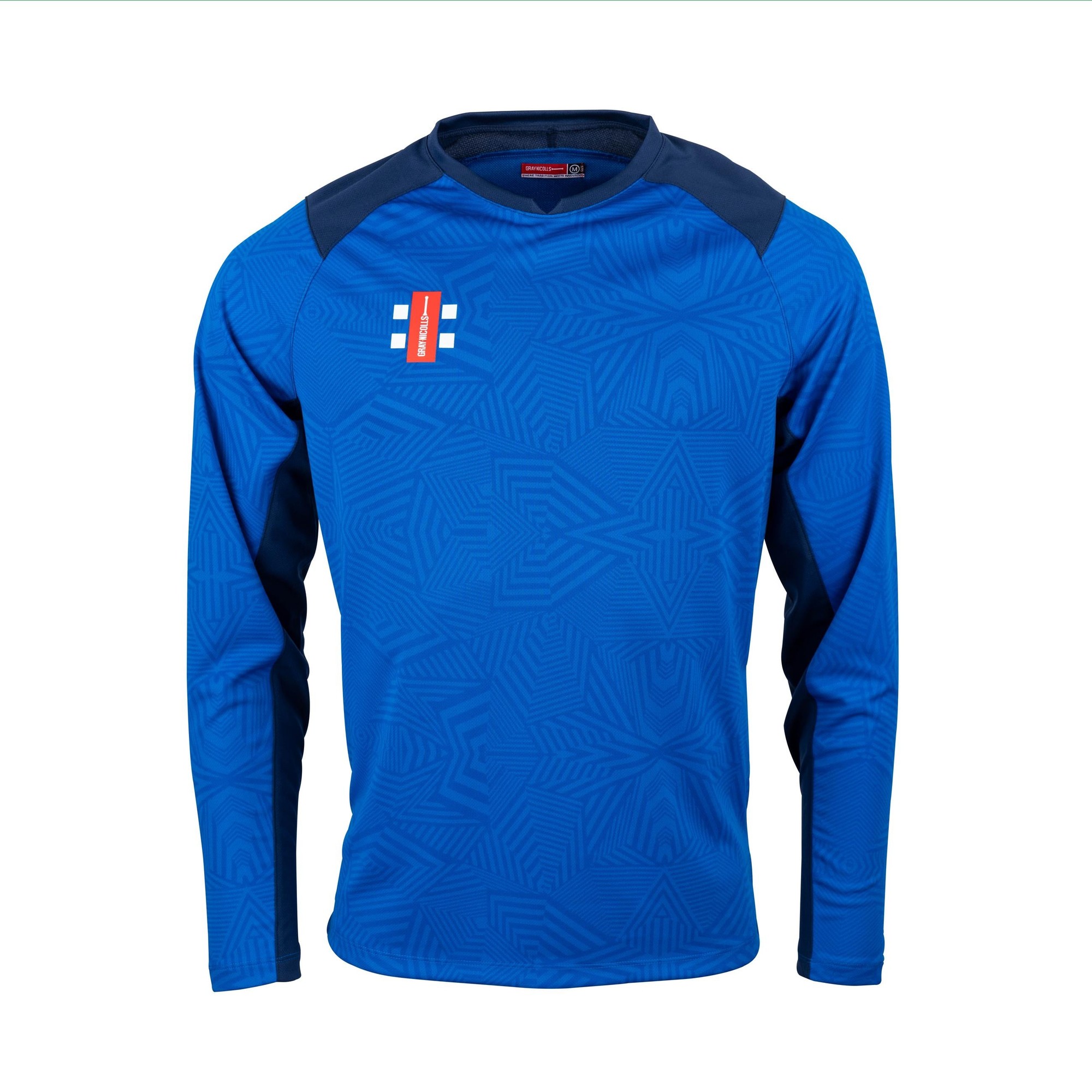 Gray-Nicolls Pro T20 Long Sleeve Adult Shirt - Size: M - Aqua/Navy - image 2