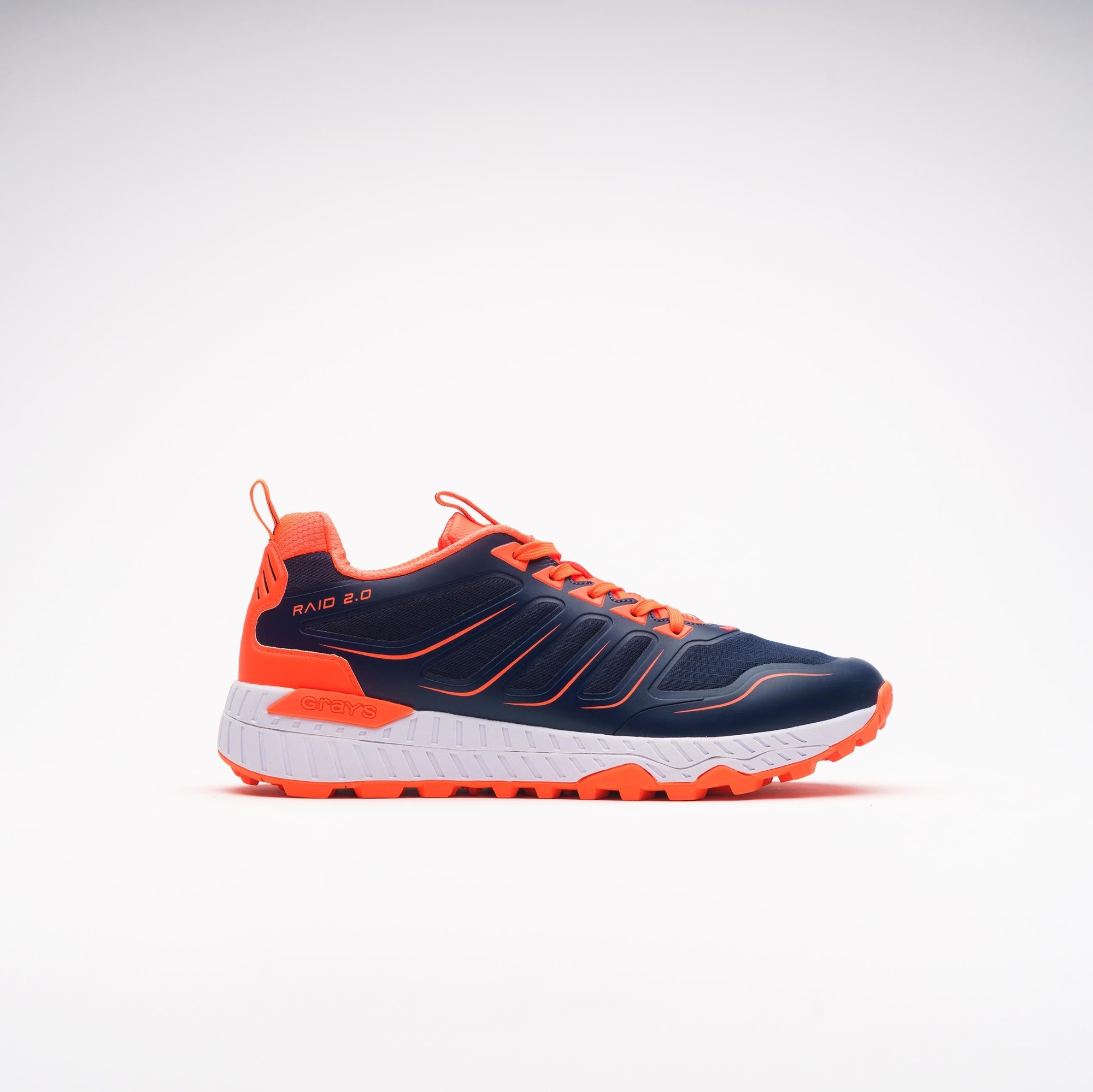Grays Raid 2.0 Shoe - Size: UK 8.5 | EU 42.5 - Navy/Orange - image 3