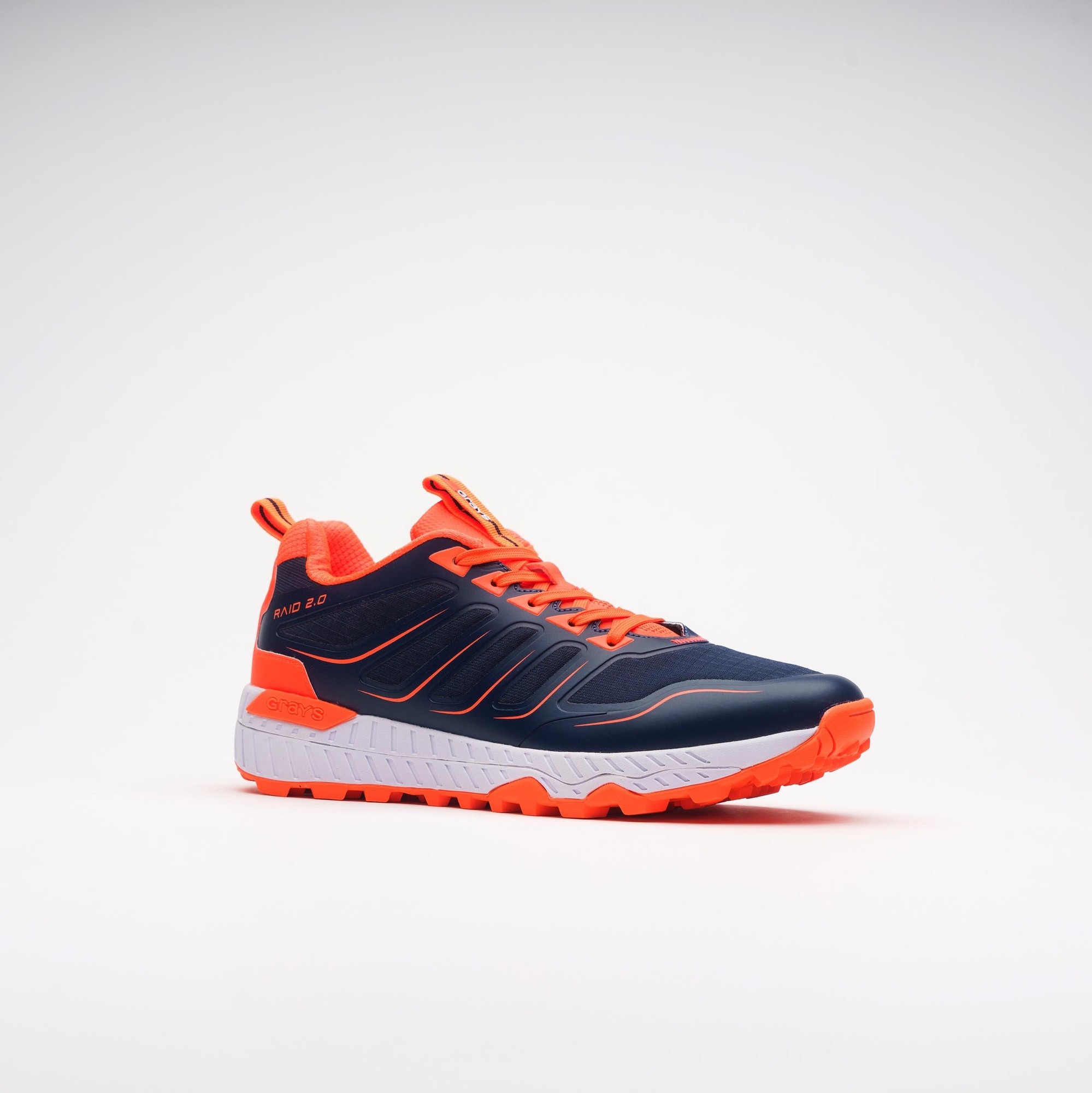 Grays Raid 2.0 Shoe - Size: UK 8.5 | EU 42.5 - Navy/Orange - image 5