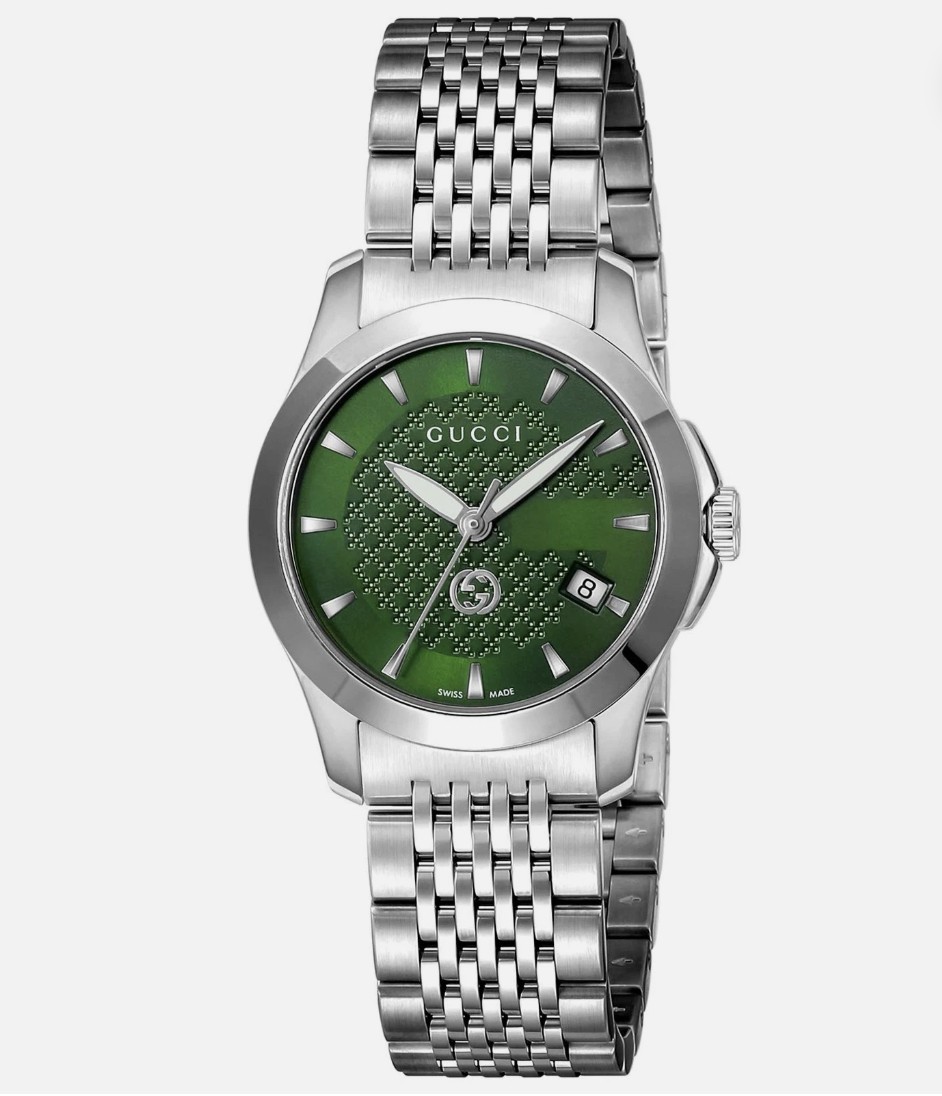 Gucci GUCCI G-Timeless YA1265008 Green Stainless Women Watch