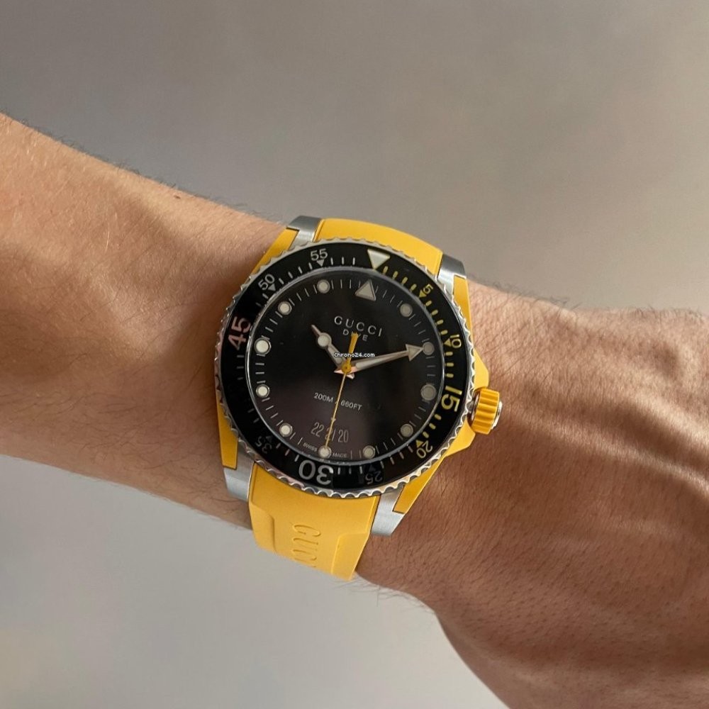 Gucci YA136319 Dive Black Dial Men's Watch - image 5