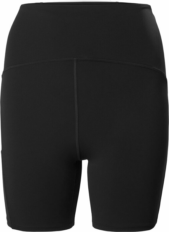 Women's black thigh-high boots by Helly Hansen, made from durable material, featuring a sleek design and a rounded toe, ideal for stylish and practical wear.