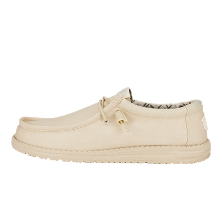 HEYDUDE Men's Wally Canvas Shoe in Stone White - image 3