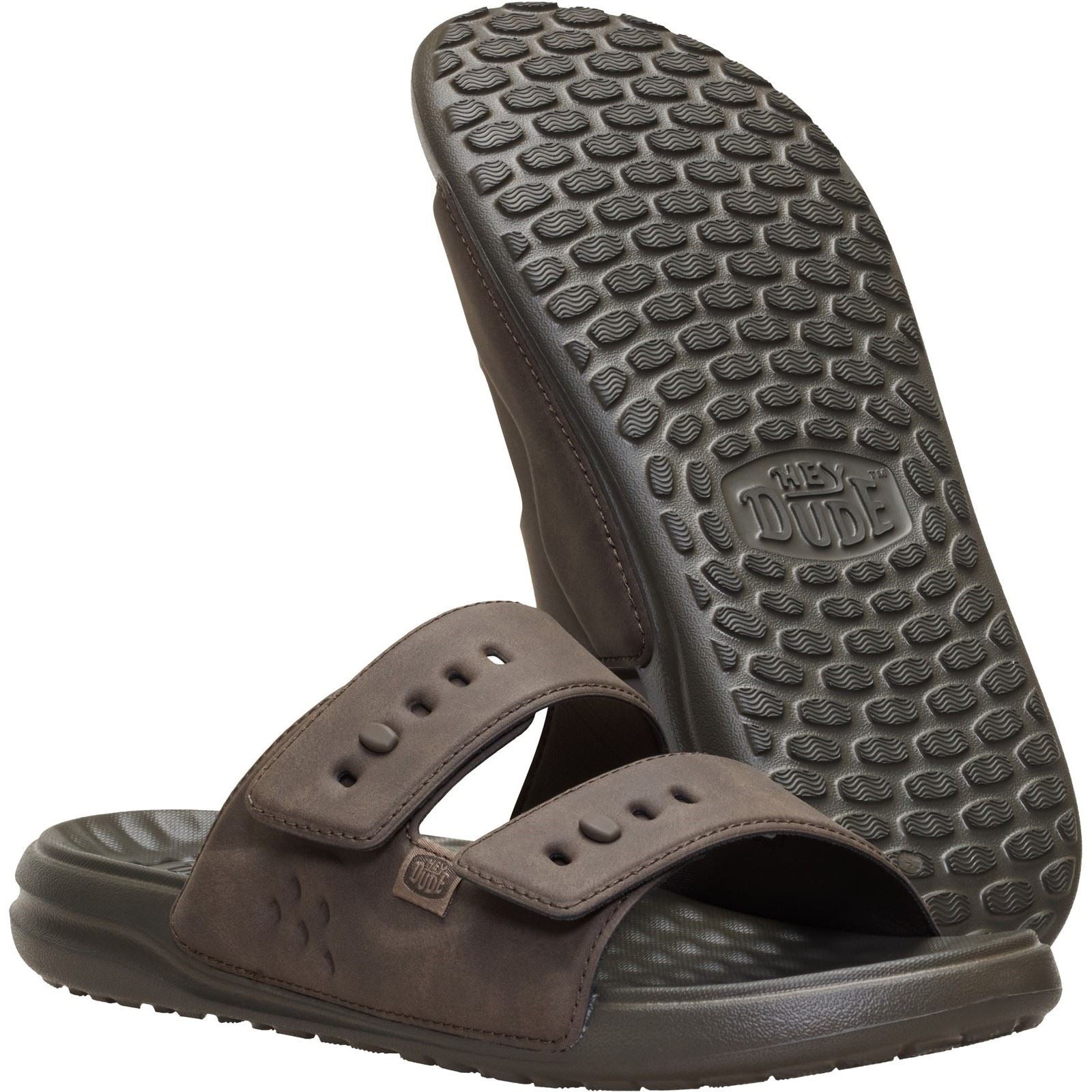 HEYDUDE Wave 2 Strap Polyurethane Men's Major Brown Sandals - image 4