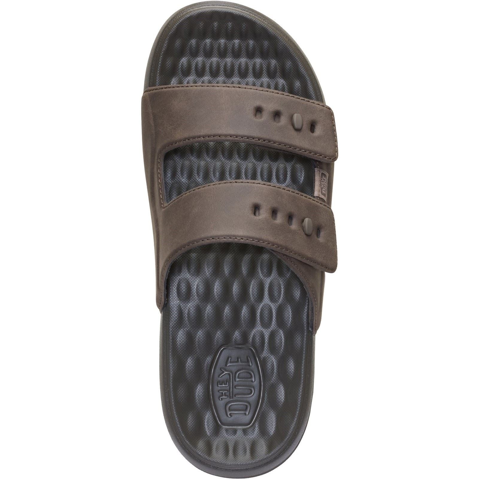 HEYDUDE Wave 2 Strap Polyurethane Men's Major Brown Sandals - image 5