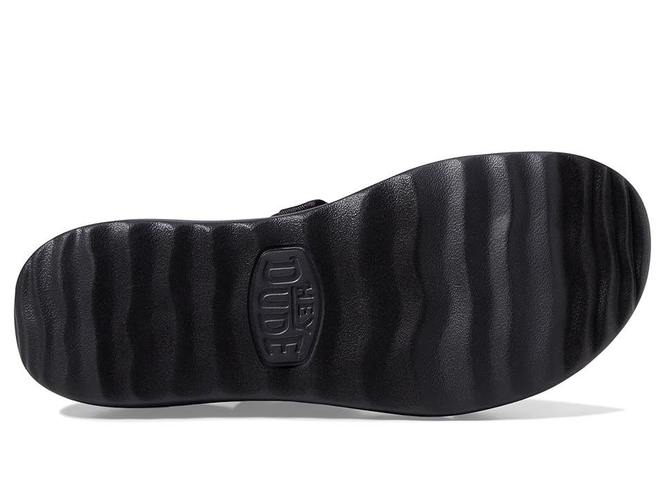 HEYDUDE Women's Collins Mono Sport Sandal in Black/Black - image 3