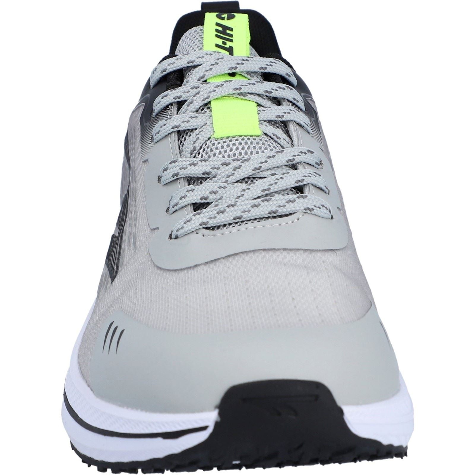 Hi-Tec Santorini Polyester Men's Cool Grey/Black/Acid Lime Trainers - image 3