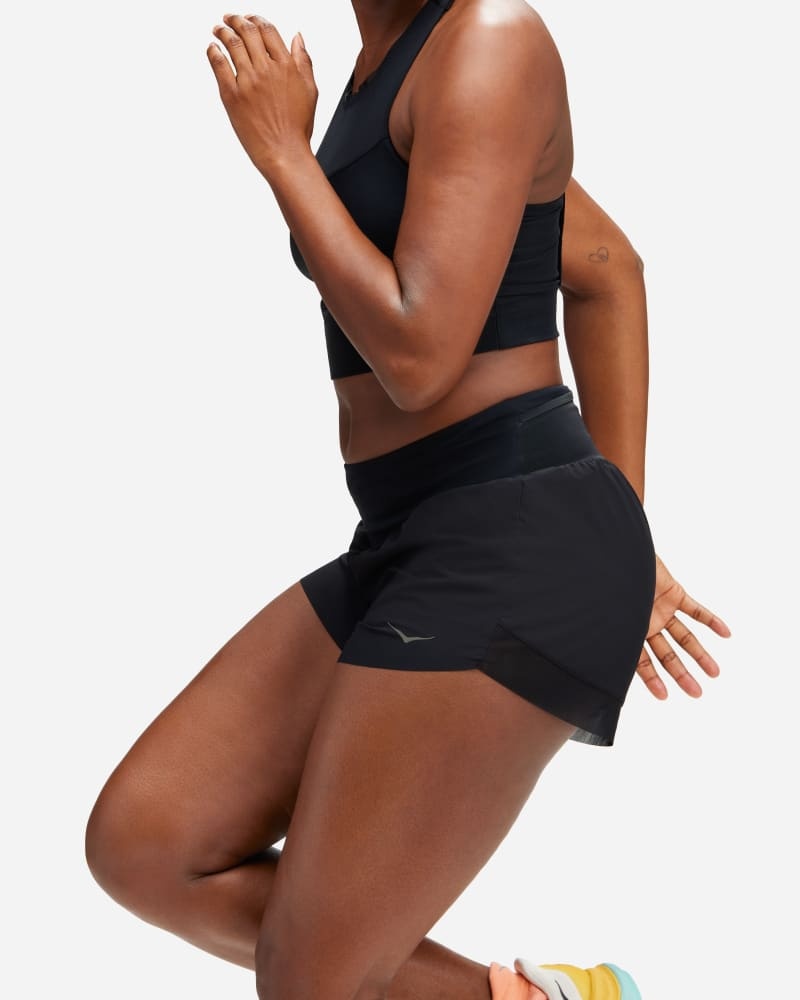 Hoka Glide 4 Short Womens | Black - Black / M - image 3
