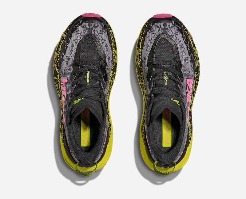 Hoka Speedgoat 6 Womens | Black / Neon Hoka Citrus - Black / 8 / Standard - image 2