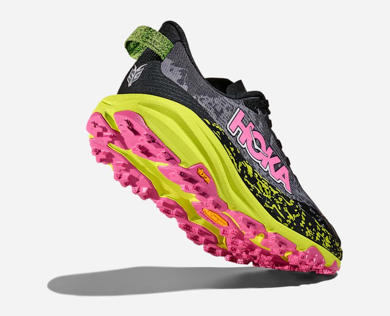 Hoka Speedgoat 6 Womens | Black / Neon Hoka Citrus - Black / 8 / Standard - image 4