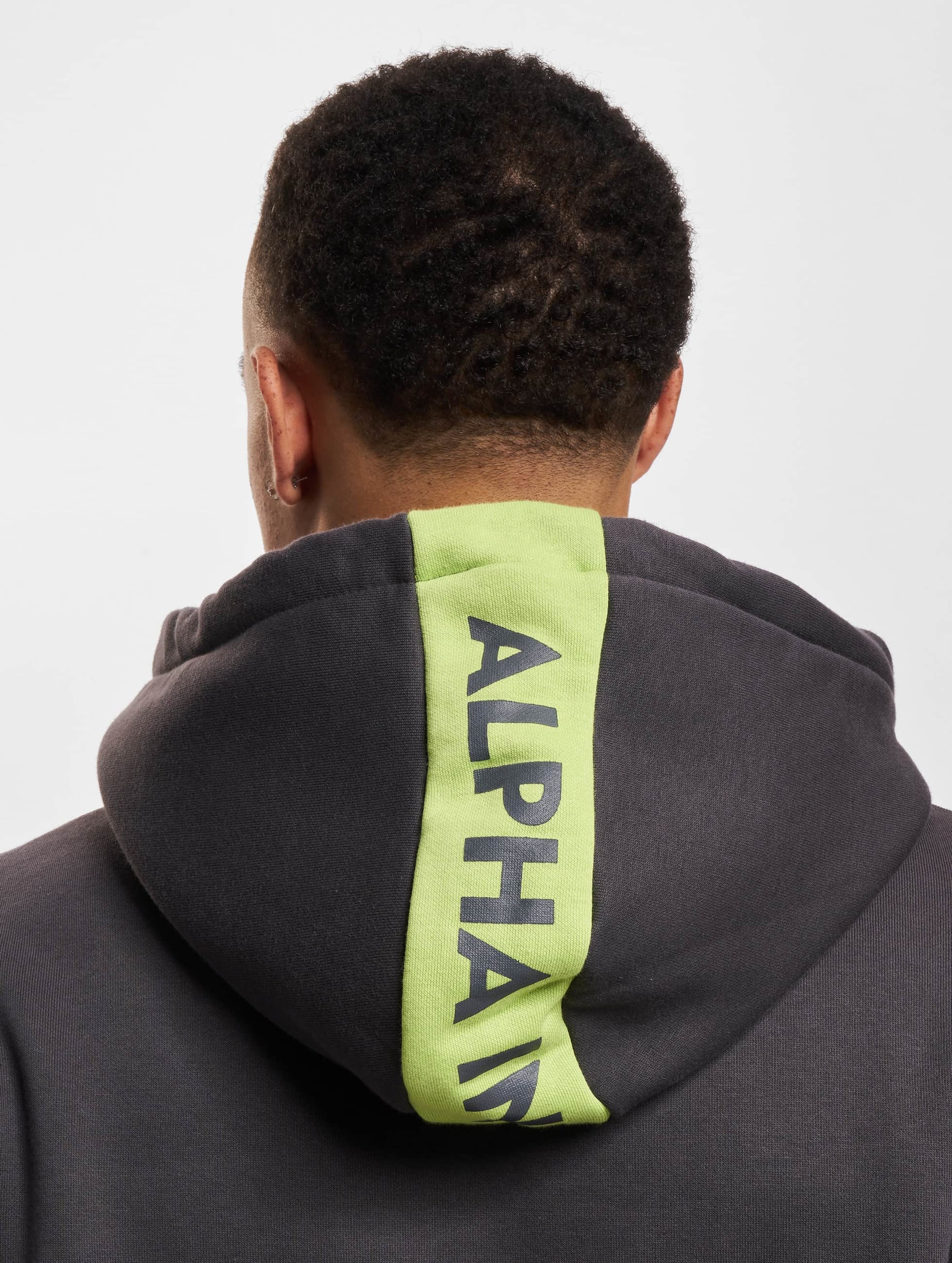 Hooded sweatshirt Alpha Industries Stripe - image 5