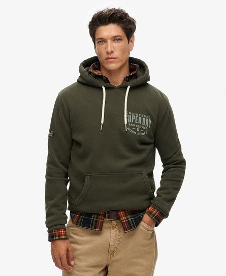 Superdry Hooded Sweatshirt Superdry Machined Goods Workwear