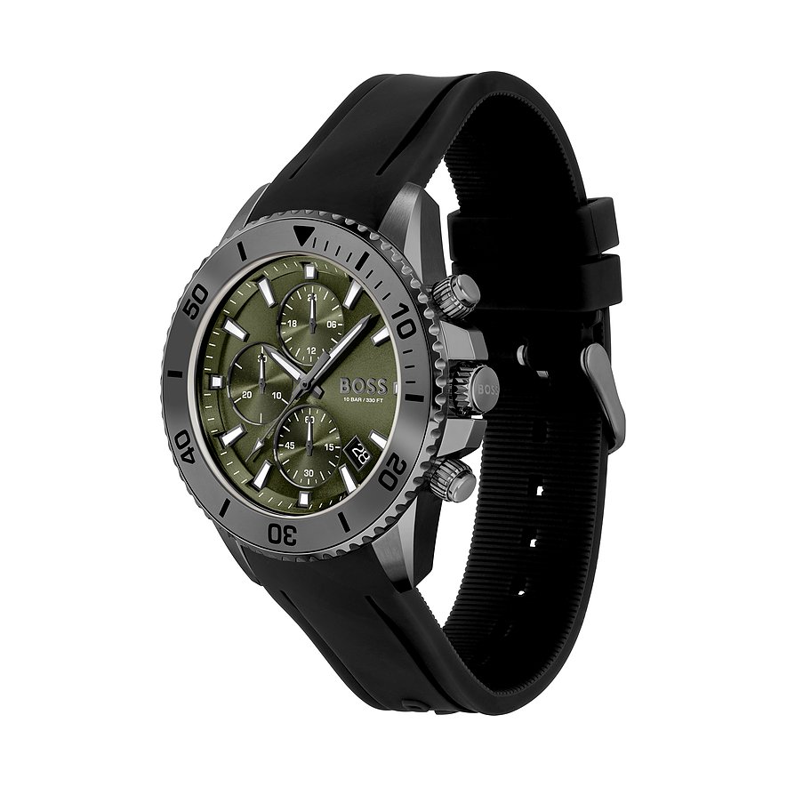 Hugo Boss Admiral Chronograph Green Dial Men's Watch 1513967 - image 2