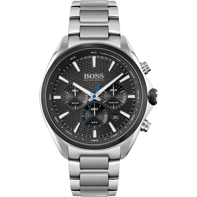 Hugo Boss HUGO BOSS Men's Quartz Chronograph Watch with Silver Stainless Steel Strap - 1513857