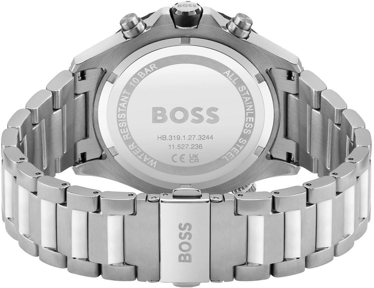 Hugo Boss Globetrotter 1513930 Men's Chronograph Watch – 46mm Green Dial Steel Bracelet - image 3