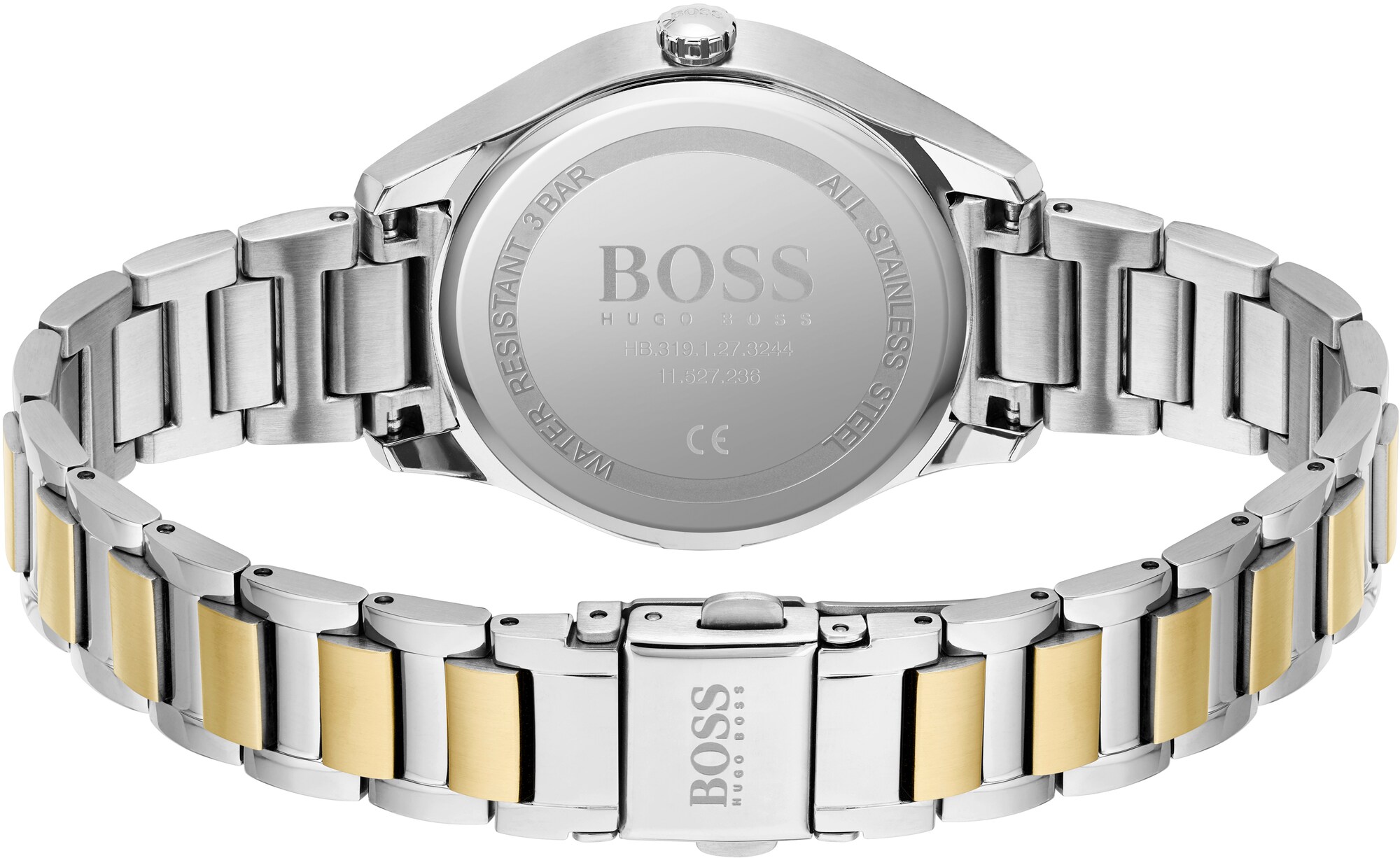 Hugo Boss Grand Course 1502585 Women's Watch – 36mm Silver Dial Two-Tone Bracelet - image 2