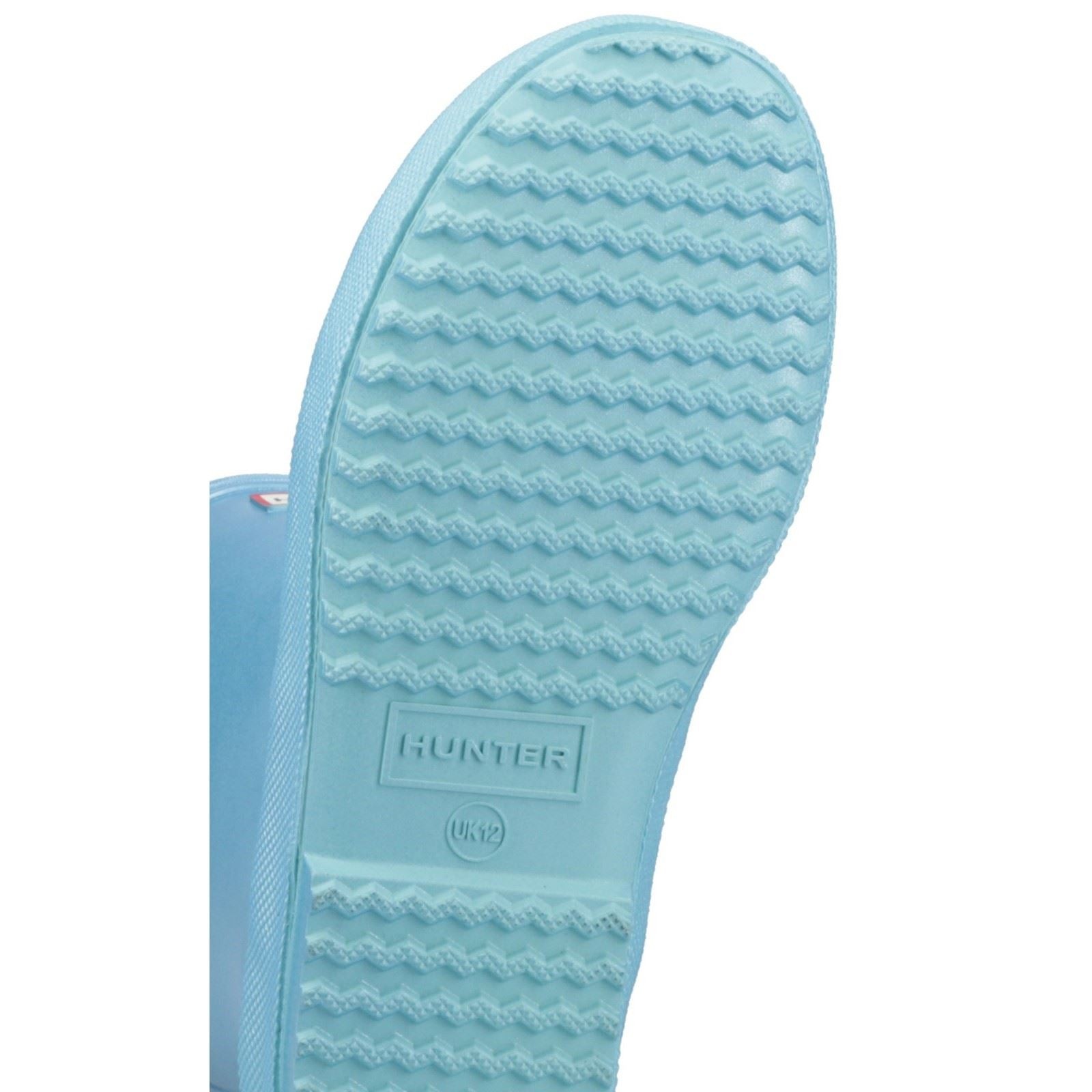 Hunter First Nebula Rubber Pool Blue Wellington Boots - image 3