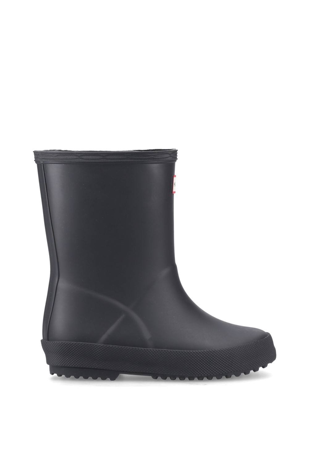 Hunter Kids First Matte Wellington Boot in Black | Size: Infant 6 - image 4