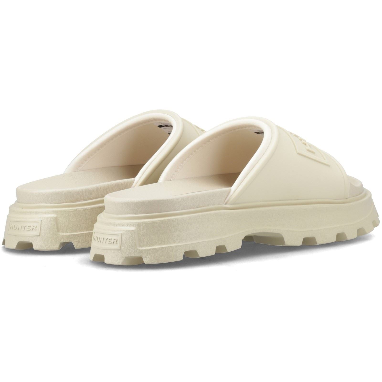 Hunter Moulded Stacked Slider Polyester Women's Gravel Slides - image 2