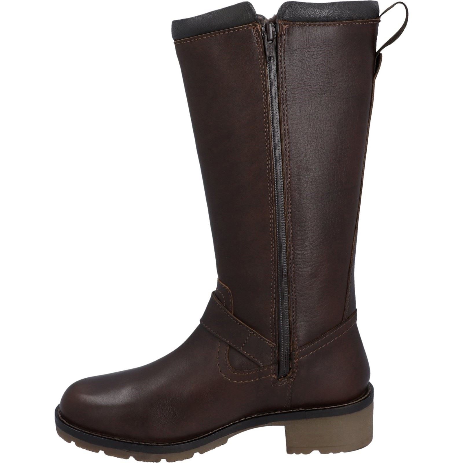 Hunter Skye Tall Boot Leather Women's Brown Boots - image 4