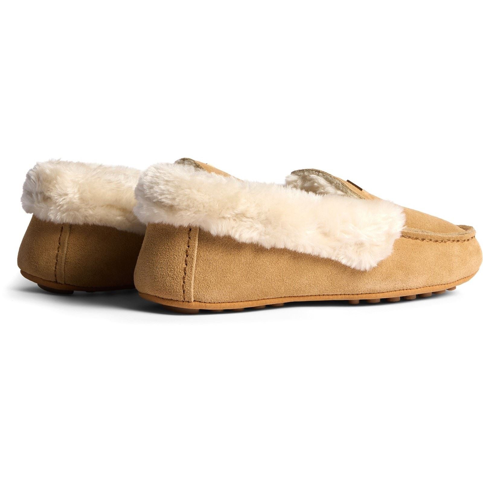 Hunter Womens Moccasin Slipper Sherpa Suede Women's Biscuit Slippers - image 2