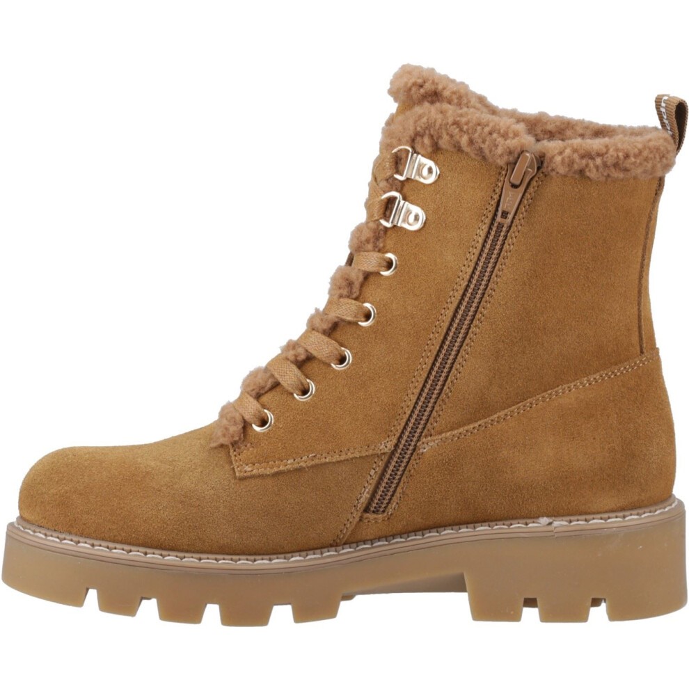 Hush Puppies Aurelia Suede Women's Tan Winter Ankle Boots - image 3