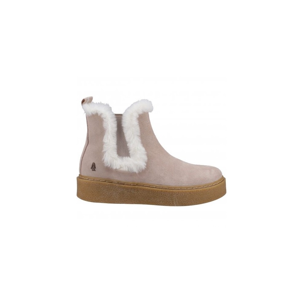 Hush Puppies Bella Suede Women's Nude Flat Chelsea Boots - image 5