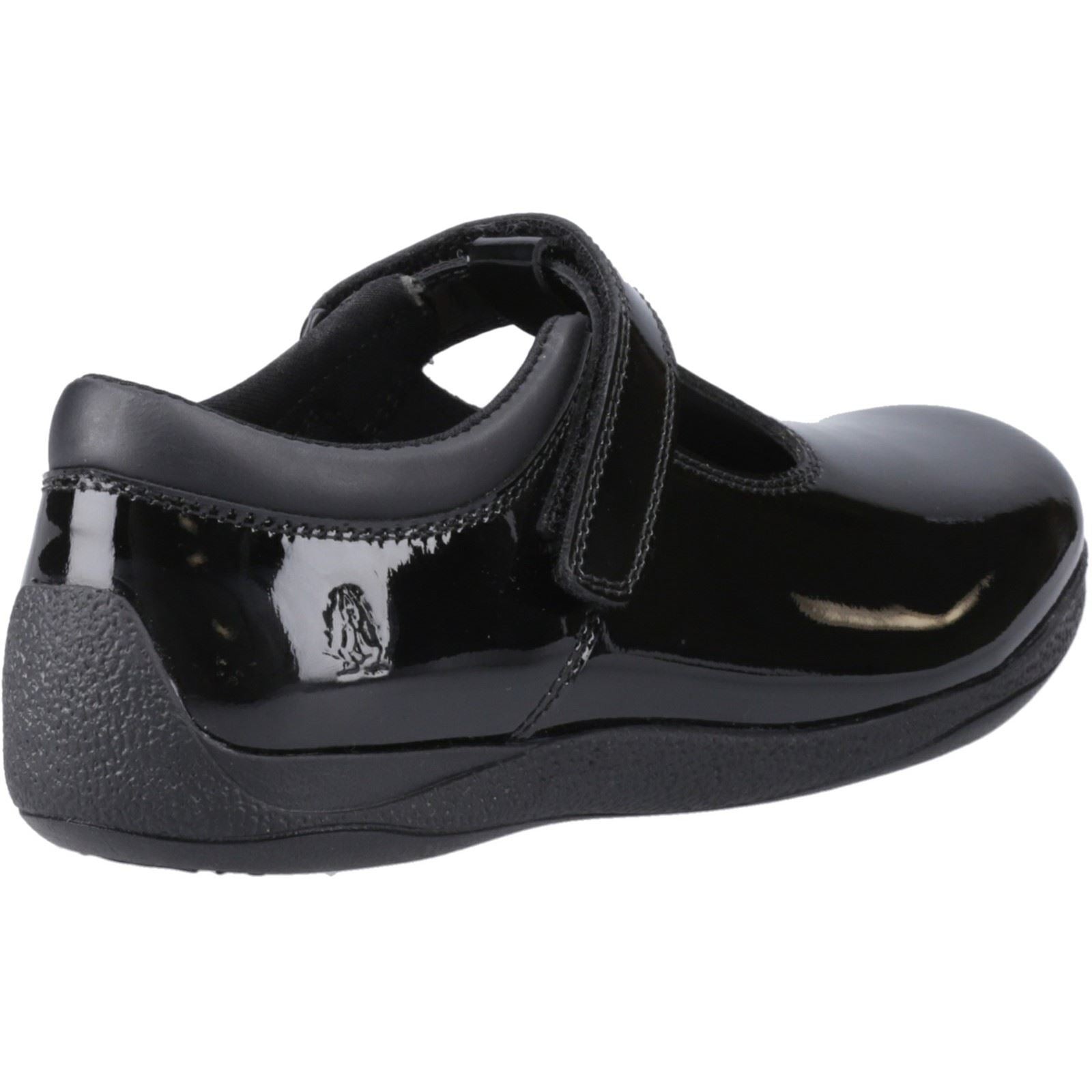 Hush Puppies Caitlin T-Bar Leather Youth Black Shoes - image 2