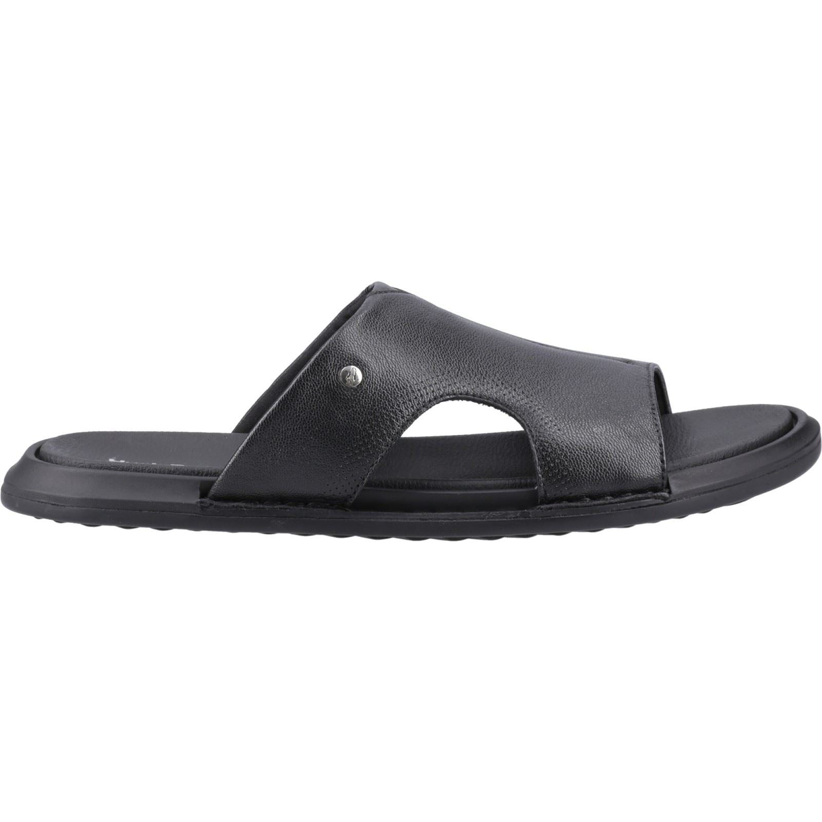 Hush Puppies Callum Slide Leather Men's Black Sandals - image 5