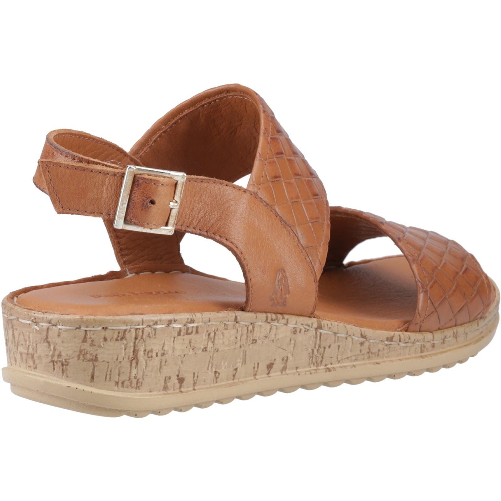 Hush Puppies Ebony Wide Fit Leather Women's Tan Sandals - image 2