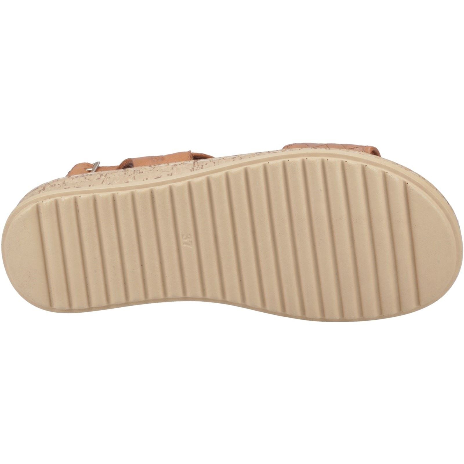 Hush Puppies Ebony Wide Fit Leather Women's Tan Sandals - image 3