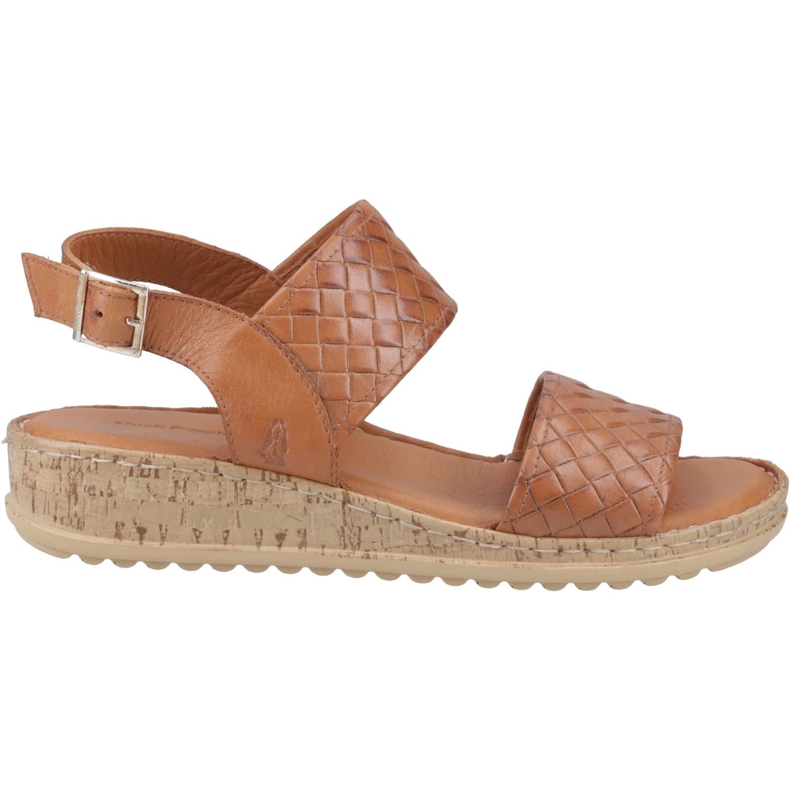 Hush Puppies Ebony Wide Fit Leather Women's Tan Sandals - image 5