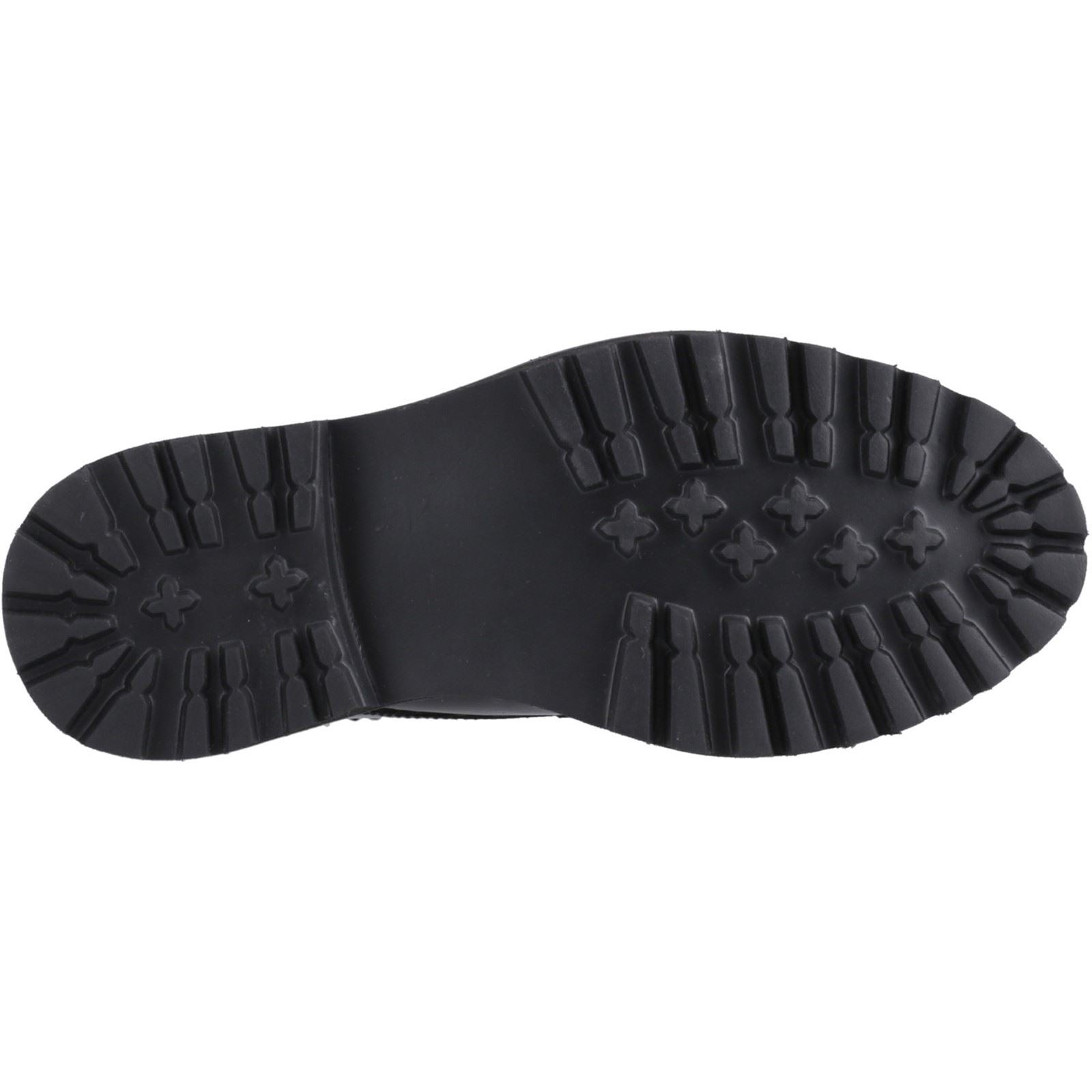 Hush Puppies Gabi Lace Up Patent Leather Youth Black Brogues - image 3