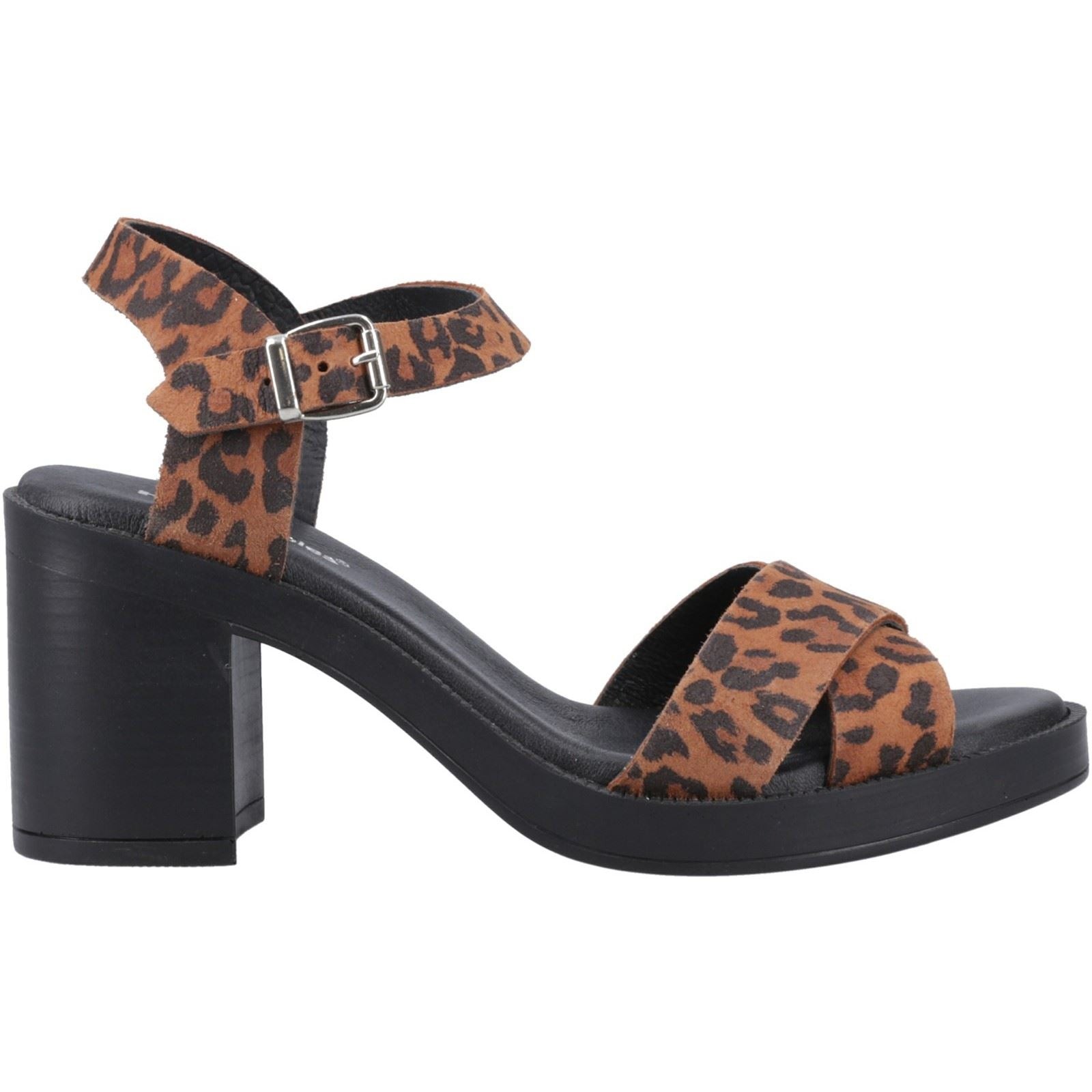Hush Puppies Georgia Leather Women's Leopard Sandals - image 5